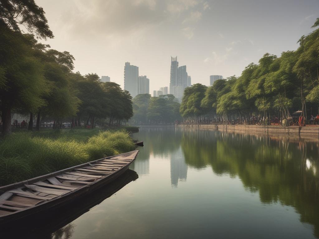 Dhanmondi Lake, parks, landmarks, culture, restaurants
